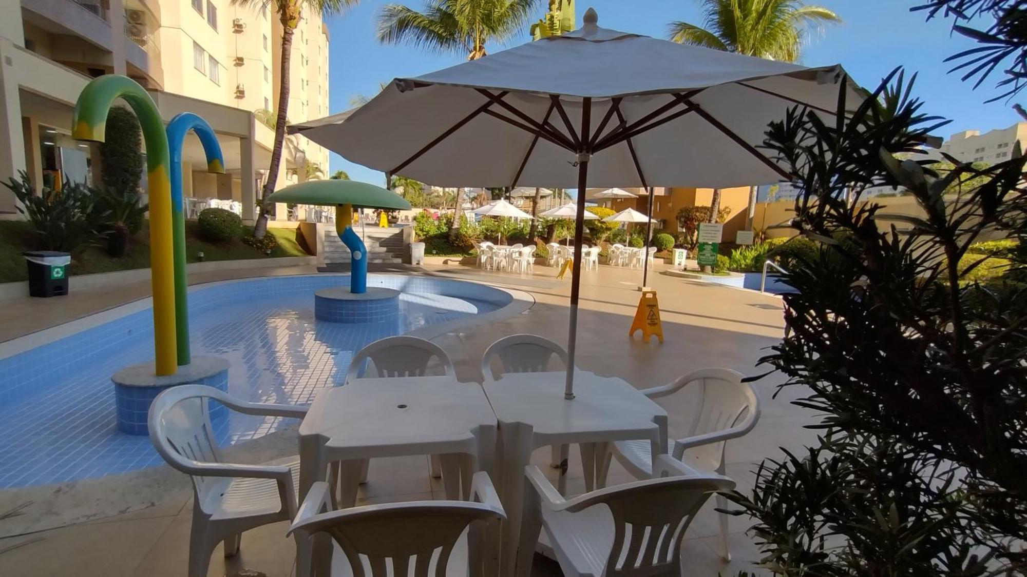Prive Das Thermas II Caldas Novas - Achei Ferias - Com Roupa De Cama Exterior foto